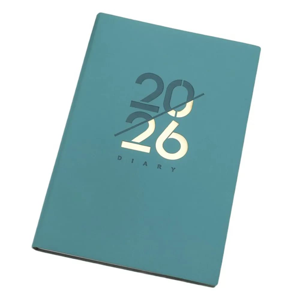 Agenda Planner 2026 in Inglese, Resistente all'Usura, 12 Mesi, Formato A5, Blocco Note per Pianificazione con Segnalibro, Portatile, per Ufficio e Lavoro