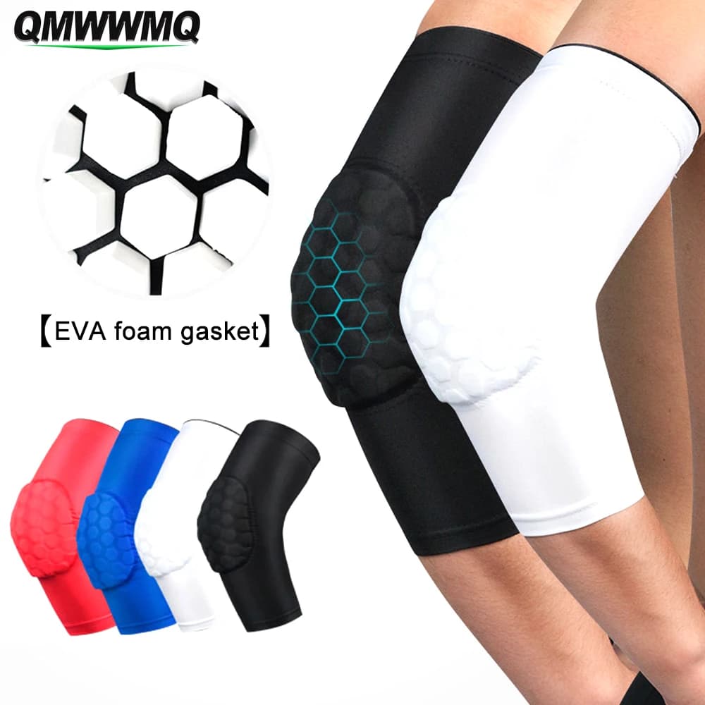 1 pz manica del gomito manica di compressione del gomito braccio sportivo avambraccio supporto a nido d'ape pad antiurto manica di protezione del braccio del basket