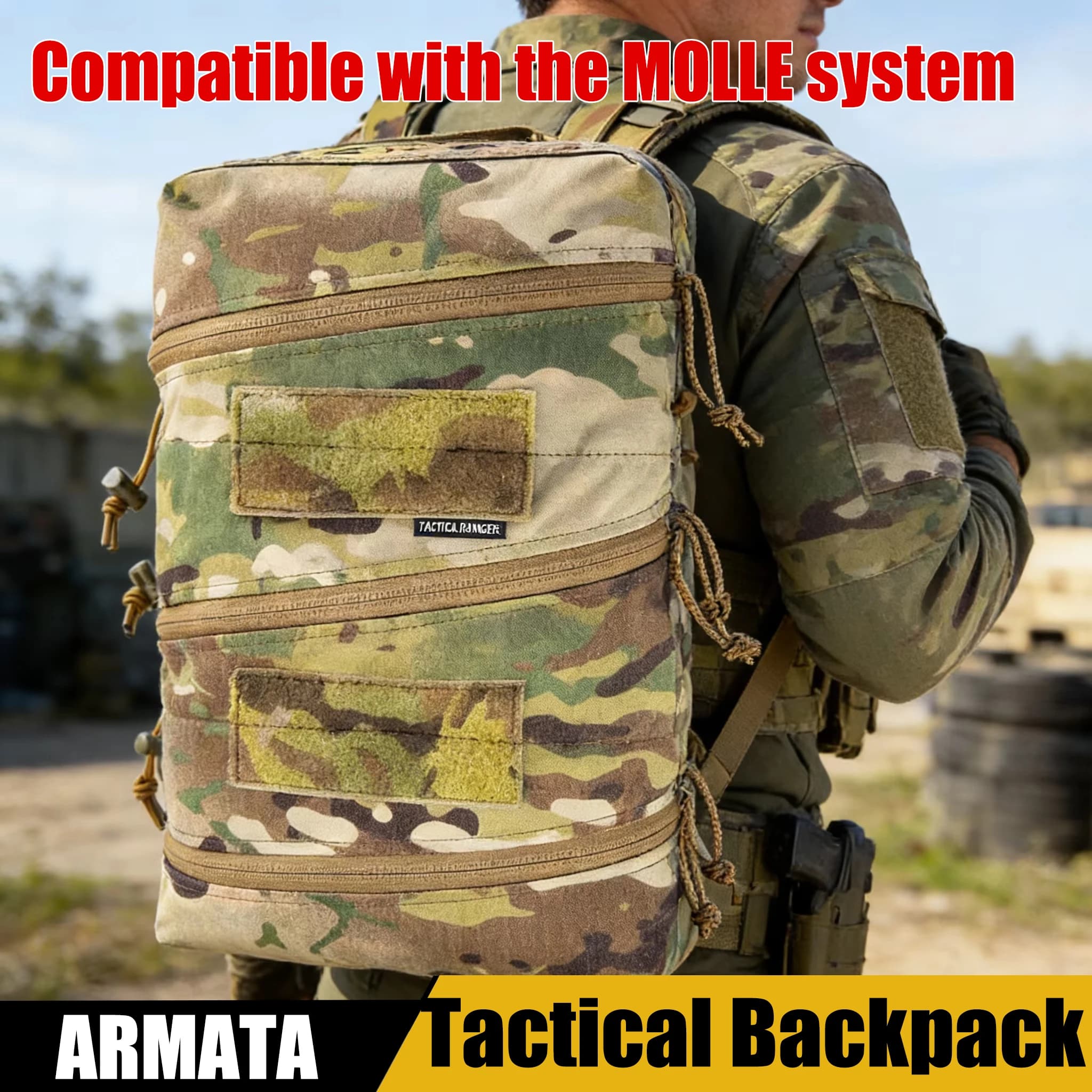 Borsa Tattica DELTA Stile SS, Borsa Medica Compatta, Zaino Molle per Pendolari, Kit di Pronto Soccorso per Emergenze EDC all'Aperto