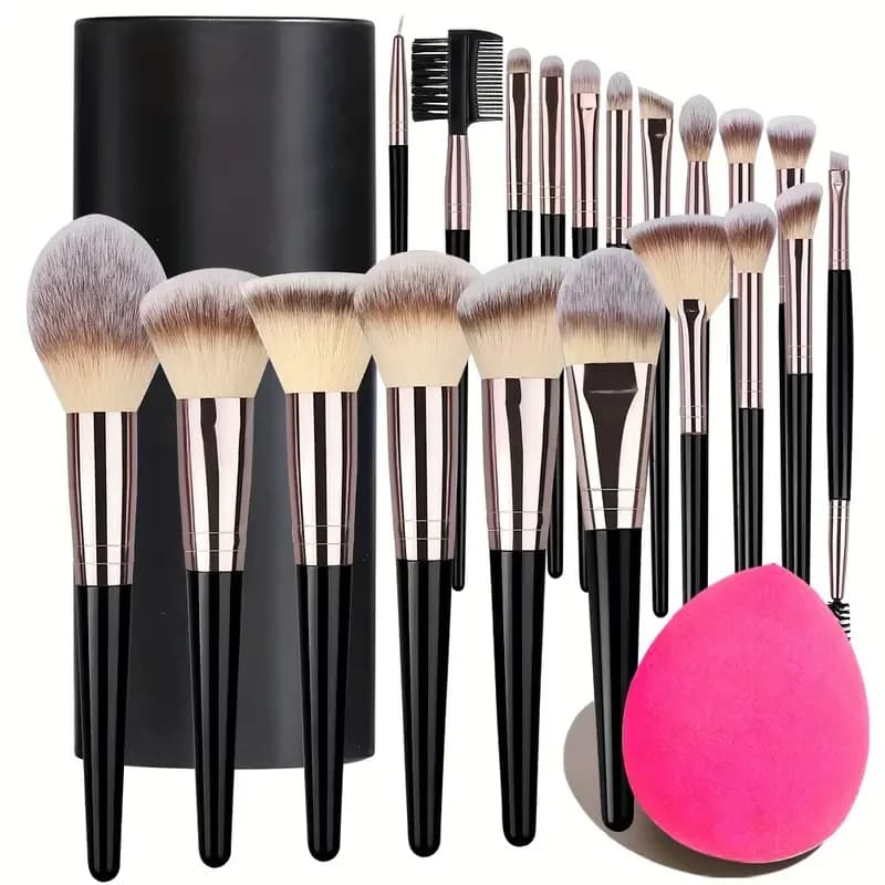 Set of 3-20 Professional Makeup Brushes, Morbids and Blowjobs, for Fondotinta, Umbrella, Corrector, Shoeing, Blush, Kabuki Brush, Women Beauty Tool