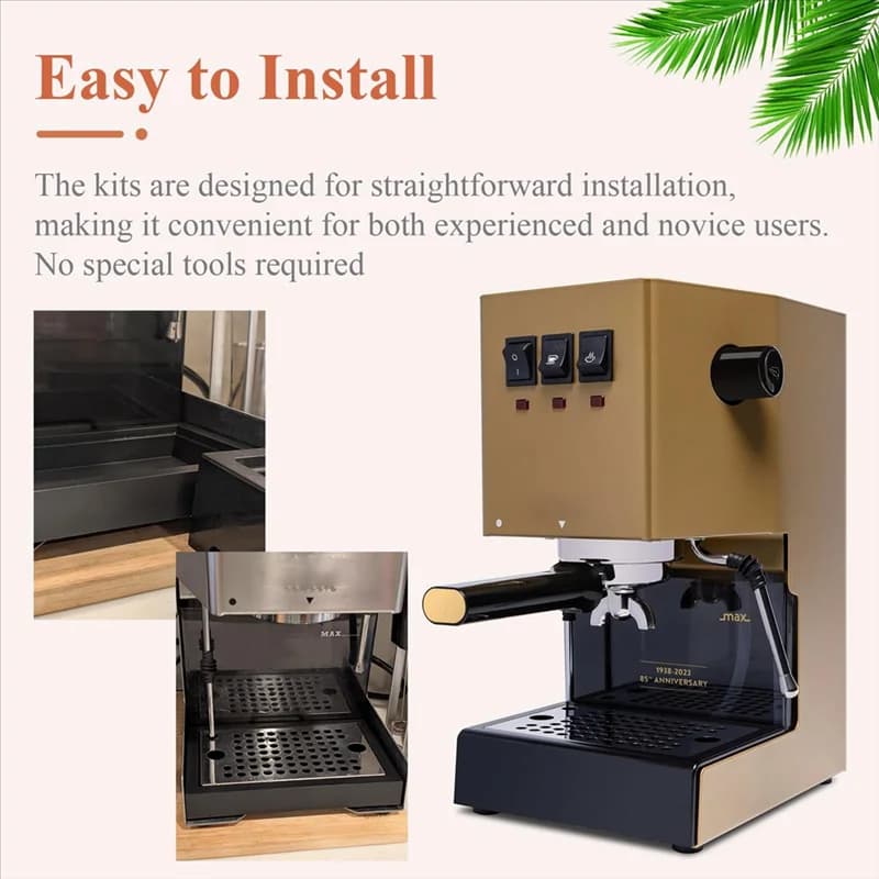 A98I-Vassoio raccogligocce sottile a basso profilo, punta vapore con foro e kit di modifica molla, per macchina da caffè espresso Gaggia Classic Pro