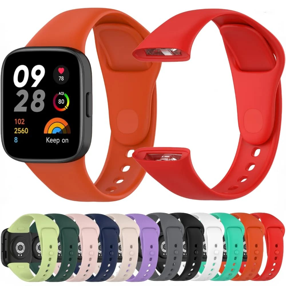 Cinturino sportivo in silicone per Xiaomi Redmi Watch 3 Lite cinturino di ricambio per cinturino per orologio intelligente Redmi Watch 3 Lite