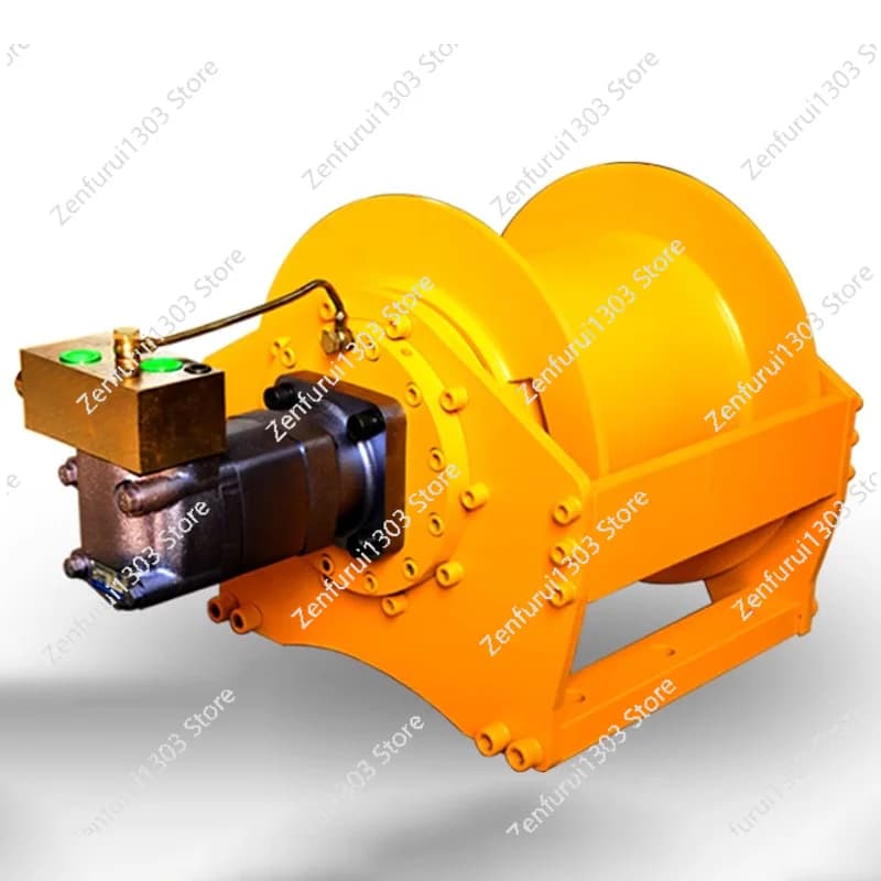 0.8T/1T/2T Hydraulic winch winch for marine excavator hydraulic hoisting and towing 10M rope portable winch