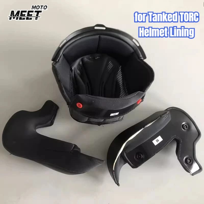 Accessori per Caschi Tanked T270 T271 TORC T135 T1: Sostituzione del Rivestimento Interno per Caschi Moto - Attrezzature e Ricambi Moto