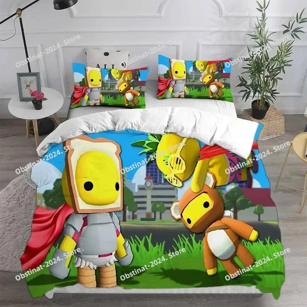 3D Print Wobbly & Life Single Twin Full Queen King Size Quilt Anime Bed Cover Pillow Case Duvet Cover Bedding Sets