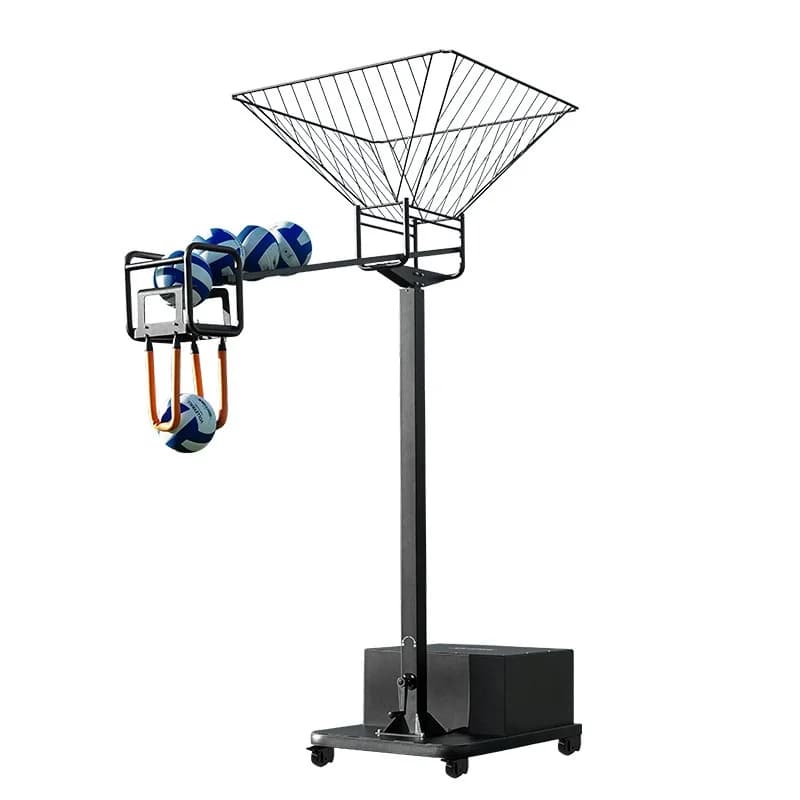 Lanciatore automatico intelligente da pallavolo per competizioni e allenamento con attrezzatura per l'allenamento con fibbie sicure