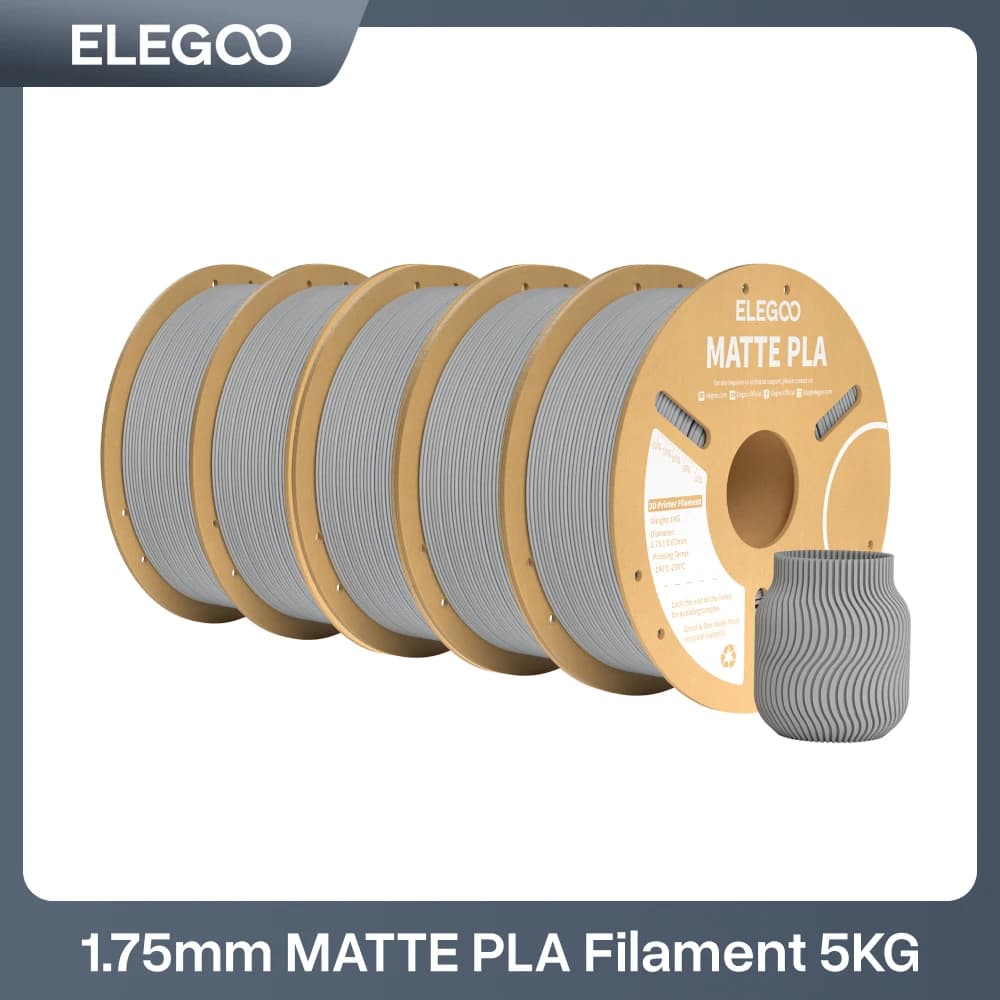 Filamento PLA opaco ELEGOO 4KG/5KG/10KG 1,75 mm