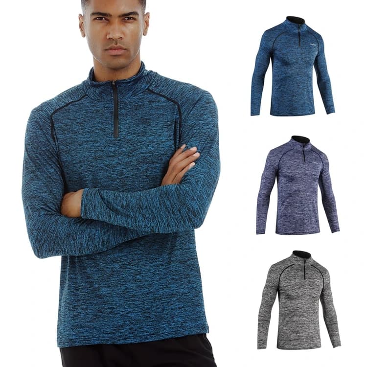 Autunno e inverno basket a maniche lunghe in esecuzione abbigliamento a compressione da uomo abbigliamento Fitness ad asciugatura rapida collant sportivi