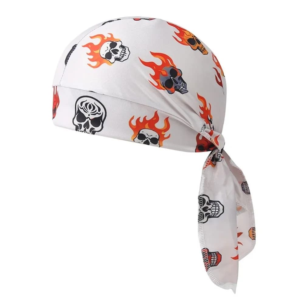 Fashion Accessory Breathable Hijab Caps Adjustable Elastic Pirate Hat Comfortable Quick Dry Cycling Head Wrap Unisex