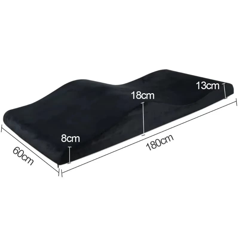 Premium Beauty Salon Extended Curve Bed Topper Velvet Massage Table Mascara Bed Matelas Cils