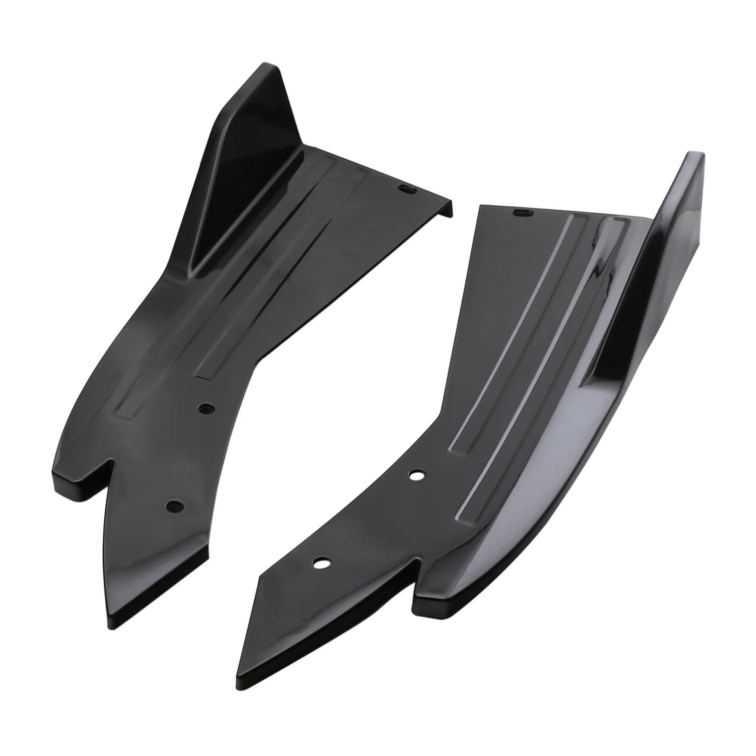 Auto Parts - Universal Car Rear Bumper Wrap, Rear Corner Diffuser Splitter - Fits All Cars