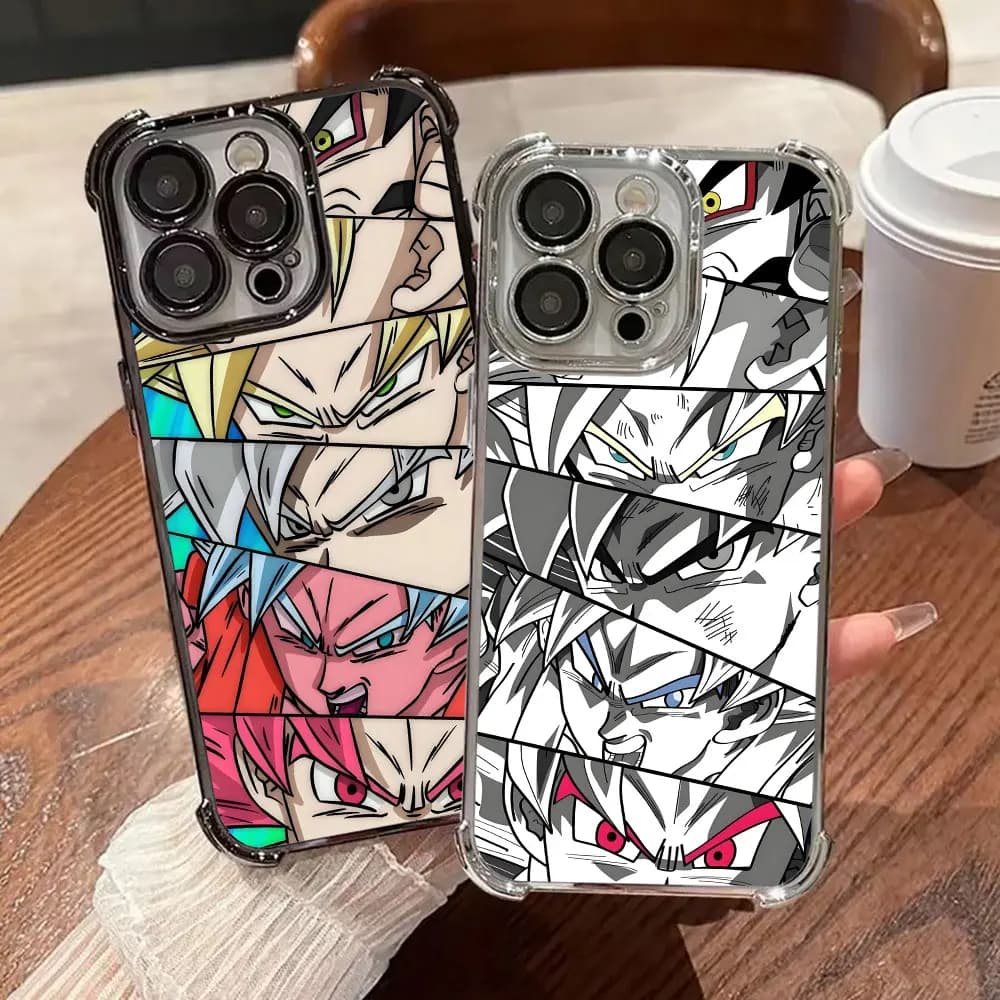 Cover per telefono Anime Goku Super Eyes per Xiaomi Redmi A7 15 A3 15C 14C K50 A1 Note 15 14 13 12 12s Pro Plus 4G 5G Anti-caduta