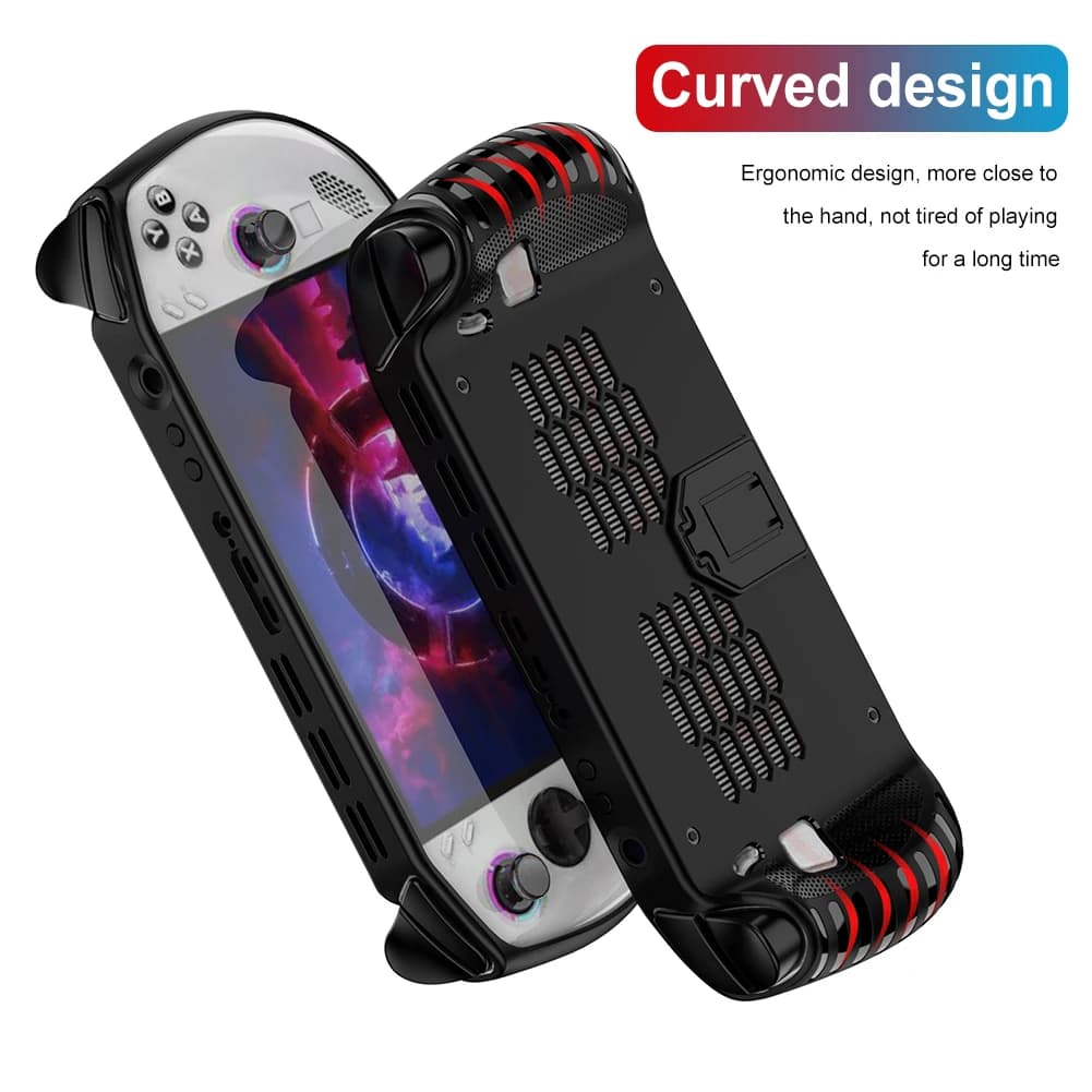 Custodia Protettiva Completa per Console da Gioco Portatile Lenovo Legion Go S, Custodia Antiurto Ergonomica in Morbido TPU