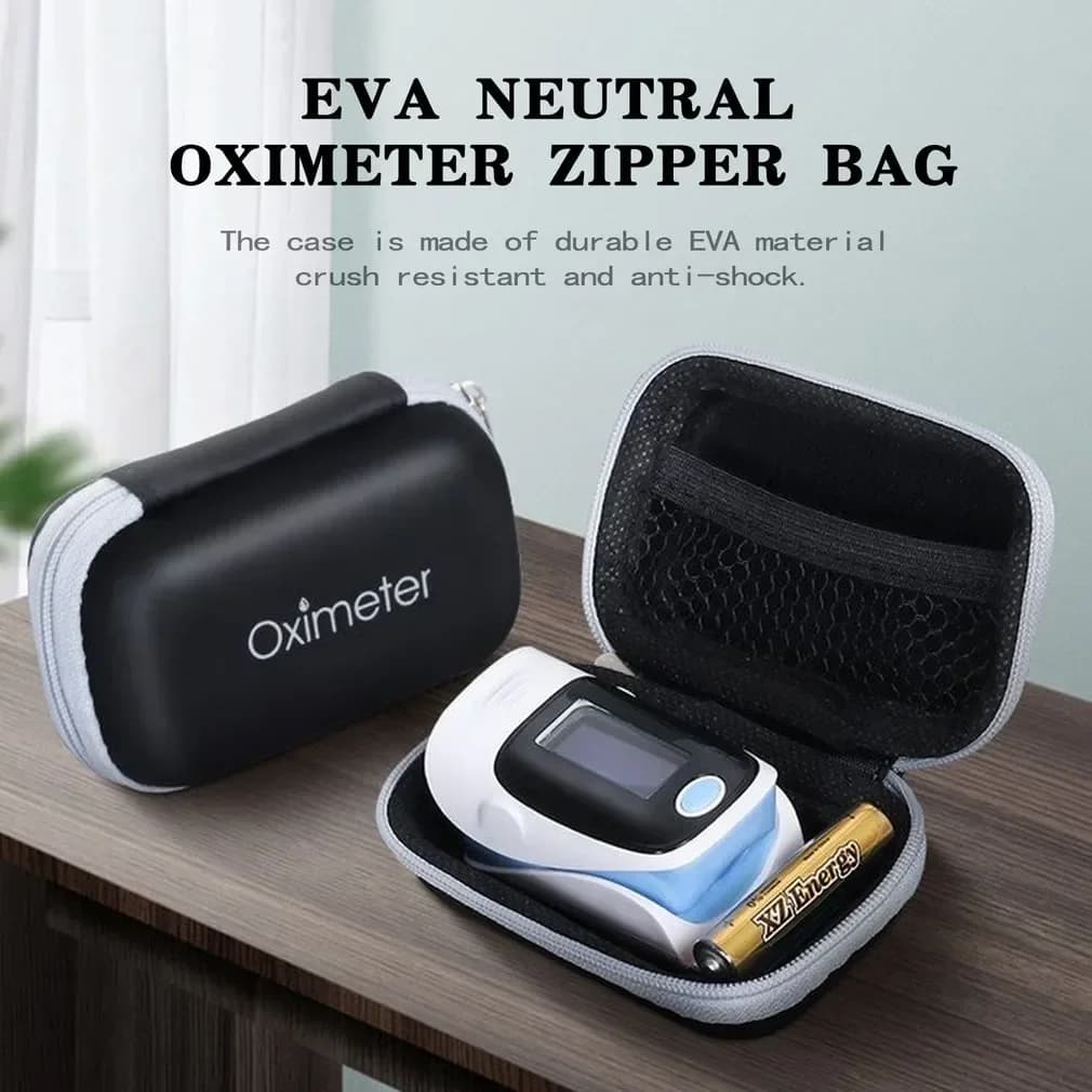Scatola portaoggetti per ossimetro, custodia con design pratico per attrezzi, borse per imballare prodotti, kit essenziale da viaggio, borsa protettiva