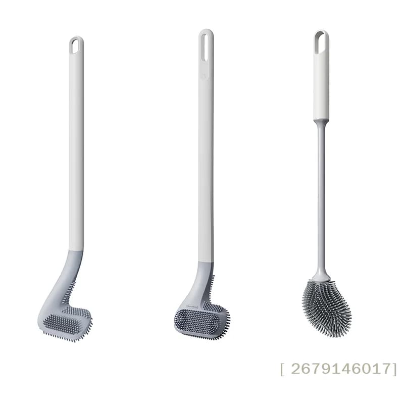{YY26} Scopino per WC stile golf creativo Scopino per WC in gomma morbida con manico lungo Spazzola per la pulizia del bagno montata a parete AnneauYY26 Semplifica
