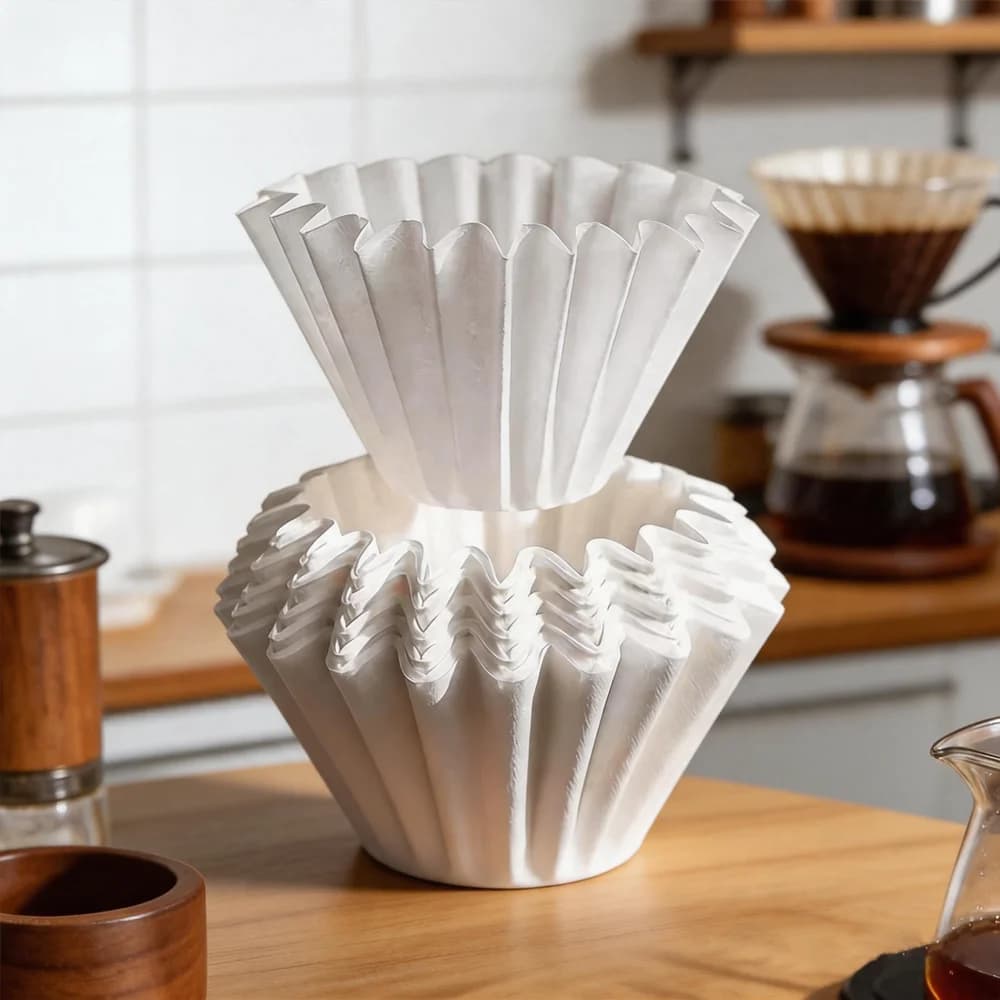 Drip Coffee Filter Paper 1-2 Cups Disposable Origami Coffee Filter Cup 50PCS/100PCS Home Cafe Barista Hand Brew Coffee Accessory