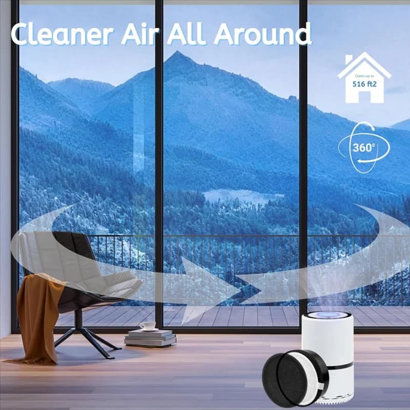 Filtro di ricambio A24R per purificatore d'aria Levoit Filtri a carbone attivo Vero filtro HEPA e carbone attivo