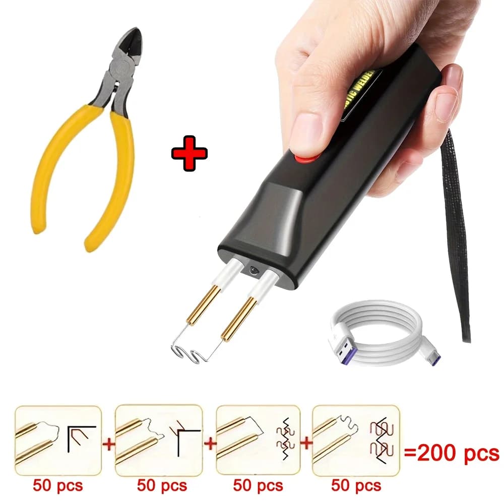 Nuovo saldatore portatile saldatrice di plastica wireless fai da te cucitrice a caldo USB ricaricabile saldatore di plastica pistola