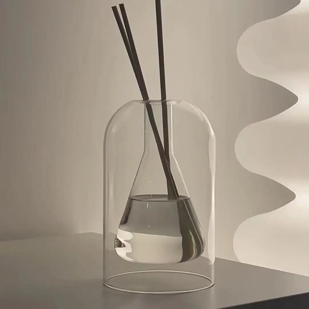 Aroma Vaso giapponese Ins Wind Piccolo libro rosso La stessa bottiglia di olio essenziale non antincendio Decorazione domestica Bottiglia vuota