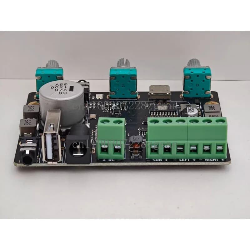 Scheda amplificatore di potenza Bluetooth 2.1 DSP con equalizzatore indipendente a 31 segmenti, regolazione per cellulari Android e computer, 50 * 2 + 100W
