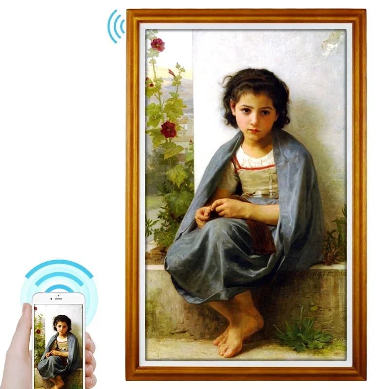 Il miglior regalo Cornice per foto digitale da 49 pollici Registrazione vocale Cornice per foto digitale Cornice per foto digitale con WiFi