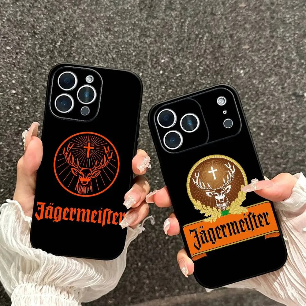 Jagermeister logo Phone Case For iPhone 17, 16,15,14,13,12,11 Plus,Pro Max, Others Soft Black Cover