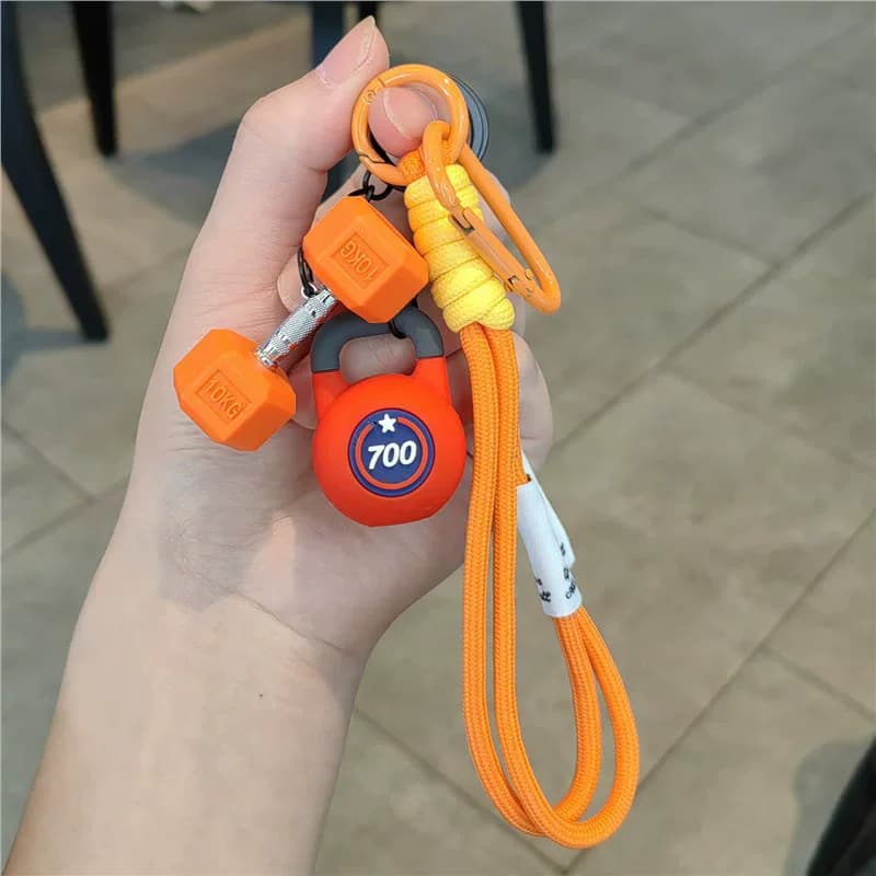 Dopamina Bilanciere Piatti Portachiavi Kettlebell Tazze d'acqua Simulazione Manubri Portachiavi Creativo INS Fitness Series Ciondolo