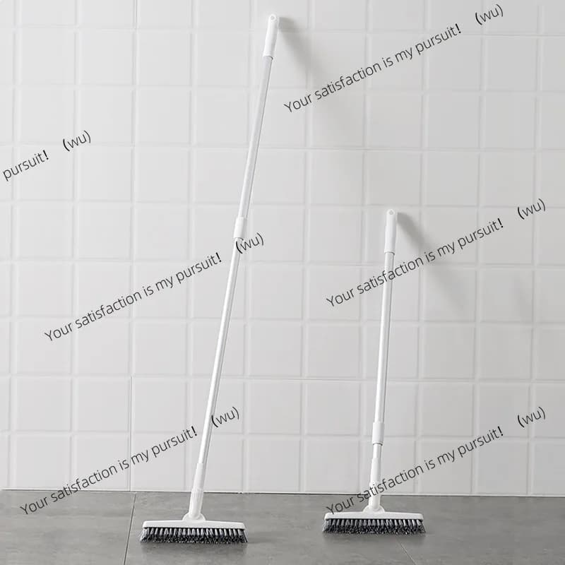 Toilet bathroom brush Long handle hard bristle cleaning brush Toilet tile seam