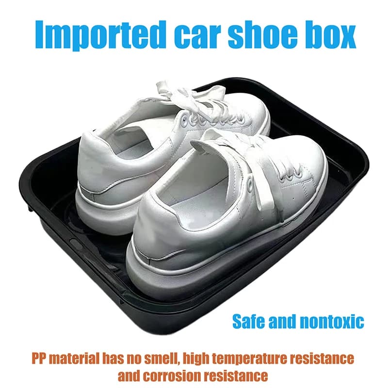 Vassoio portaoggetti per auto, accessorio multifunzionale e resistente per l'organizzazione degli interni del veicolo, contenitore sotto il sedile.