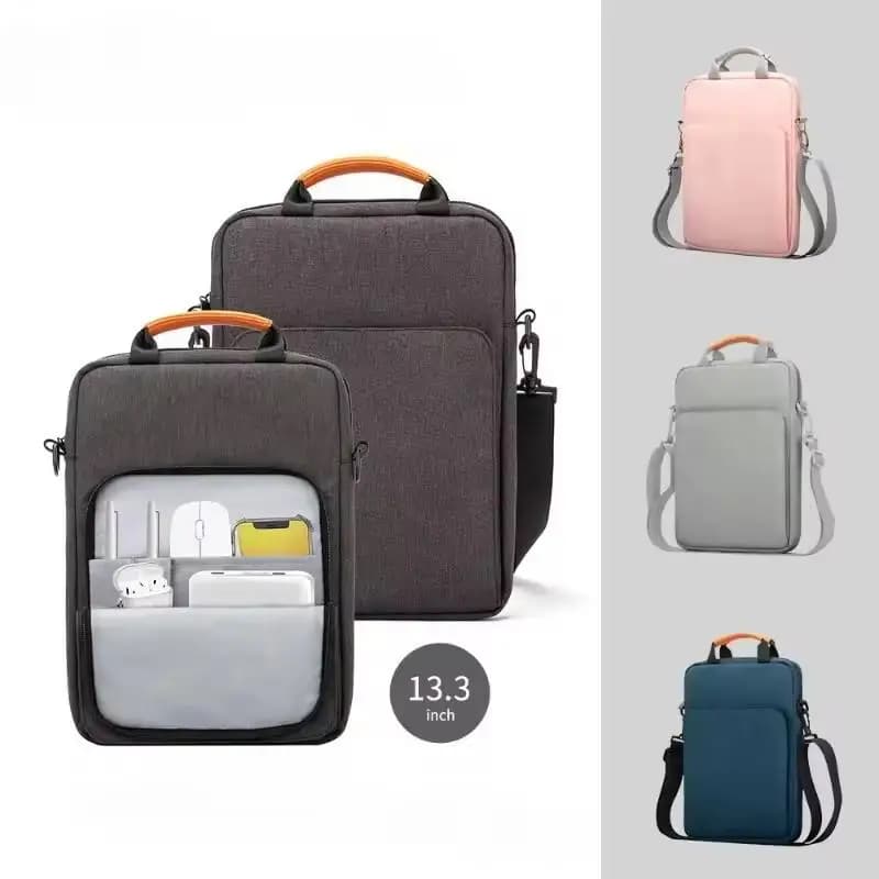 Organizer per Laptop Tutto-in-Uno! Custodia antiurto da 13 pollici con tasche multiple, protegge il tuo dispositivo e ripone gli accessori in modo ordinato