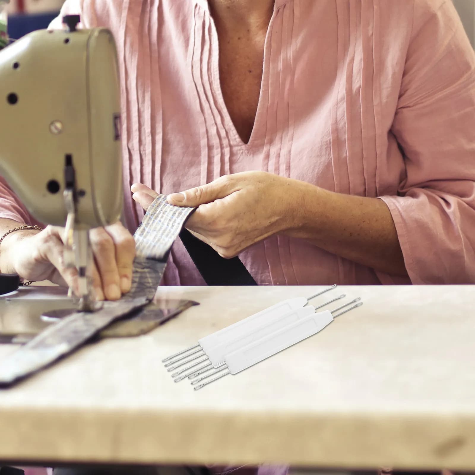 Set di 3 Aghi Professionali per Macchina da Maglieria, Strumenti di Precisione per la Tensione, Accessori Versatili per Uso Domestico