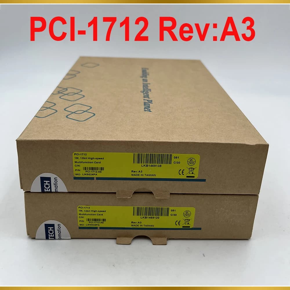 Nuova Scheda di Acquisizione Dati Multifunzione ad Alta Velocità Advantech 1MS/s 12-Bit, Trasmissione Dati su Bus PCI, PCI-1712, 1 Pezzo