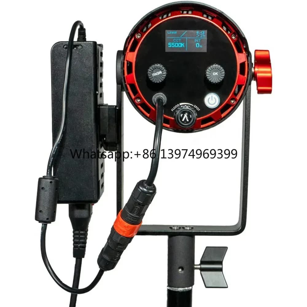 Ls 60d 60w Photography Lighting Daylight-balanced Adjustable Led Video Light Ip54 App Control With Barn Doors
