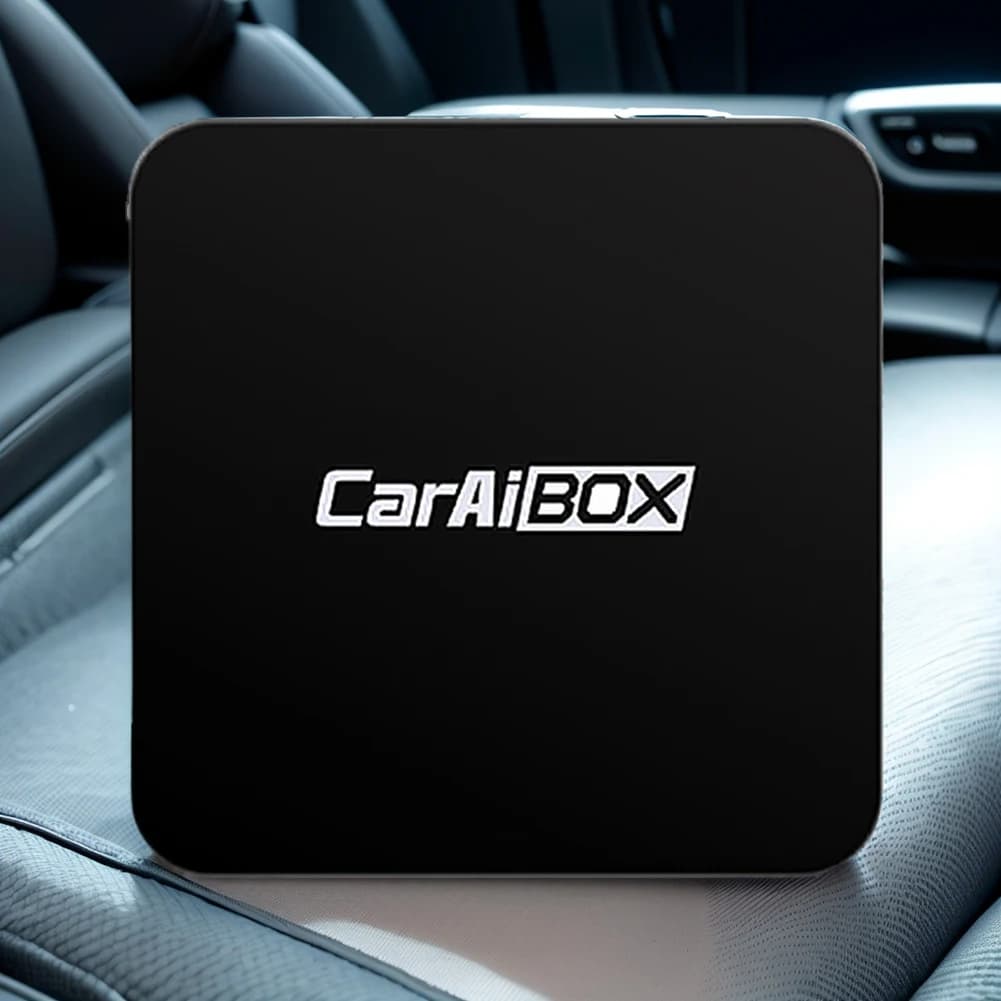Wireless CarPlay Android Auto Smart Mini Dongle Bluetooth-Compatible WiFi Smart AI Box 4-Core CPU USB Plug and Play Auto Connect
