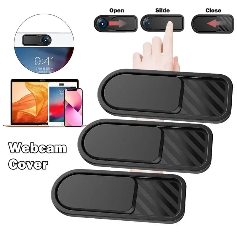 Copriobiettivo per fotocamera Anti Hacking Peek Adesivo per privacy per obiettivo scorrevole per telefono cellulare per iPad Tablet Webcam Copri fotocamera per laptop
