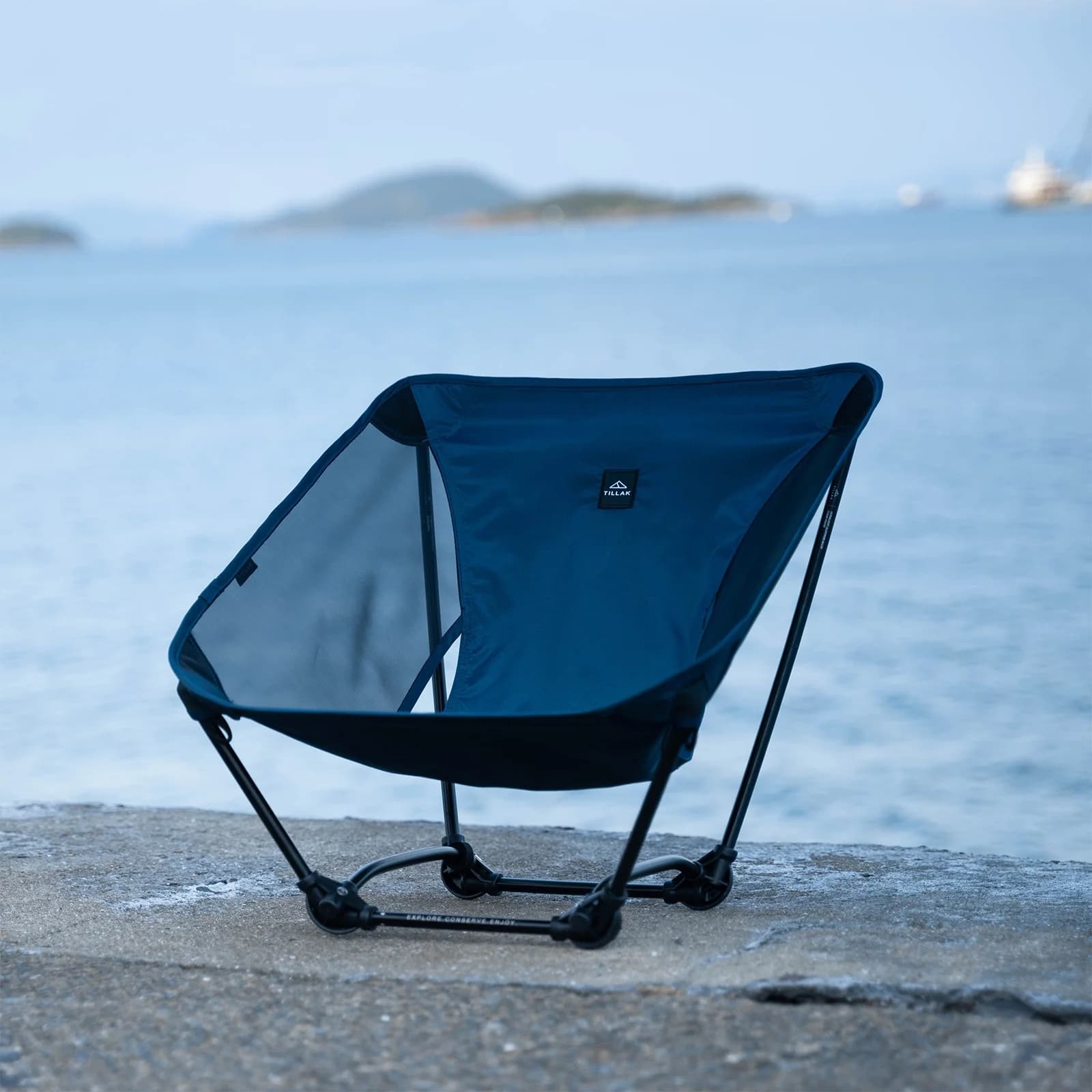 Portable Ultralight Folding Camping Chair 600g Mesh Moon Chair for Outdoor Camping Fishing Hiking Travel Backpacking