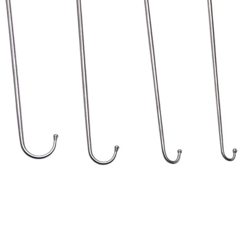 Gancio Snook per sterilizzazione animali, gancio per rimozione ovari, gancio per ovariectomia veterinaria, strumenti chirurgici per cani e gatti, tipo a sfera 6mm 8mm 10mm 12mm
