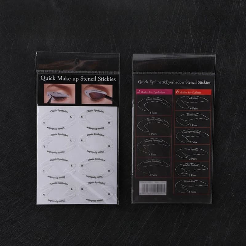 Eyebrows Umbrella Makeup Model Tool Stencil Makeup Eyebrows Set Eyebrows Makeup Models Tools Card Stickers