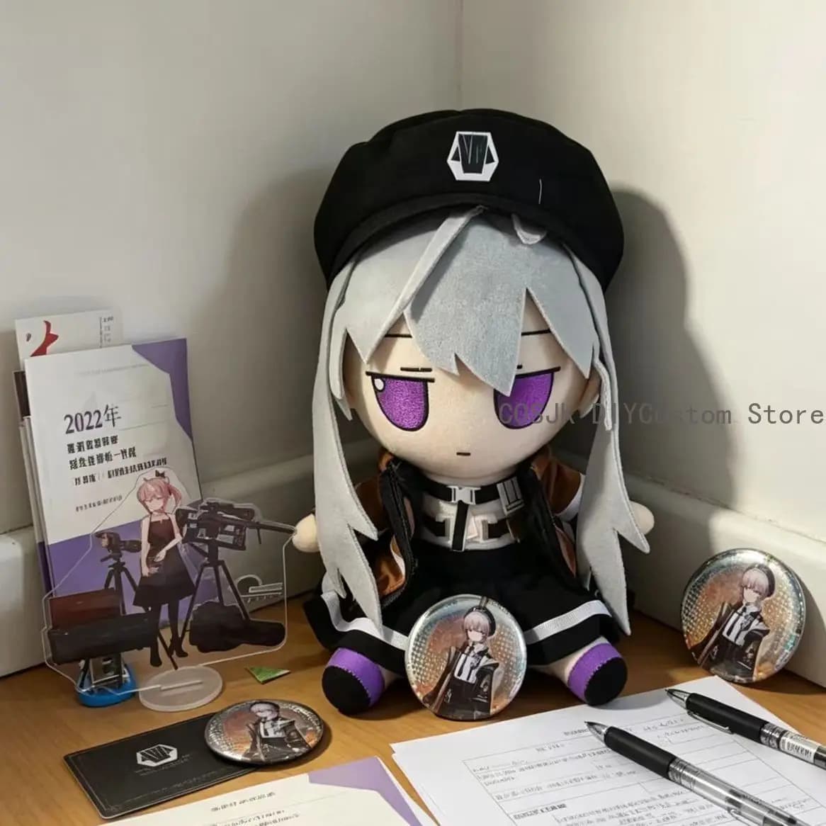Cute Game GIRLS' FRONTLINE 2:EXILIUM Cheyannee M200 Fumo Cotton Gift Plush Stuffed Figurine Pillow Plushie Clothes Outfit