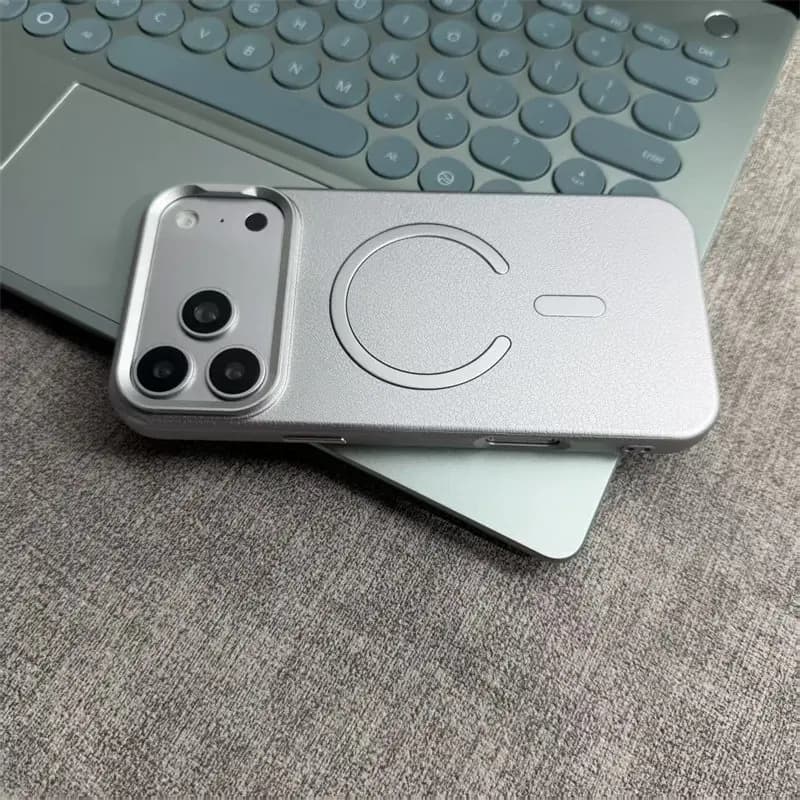 Luxury Magnetic Phone Case For iPhone 11 12 13 14 15 16 17 Pro Max Air for Magsafe Wireless Charging Matte Shockproof Cover