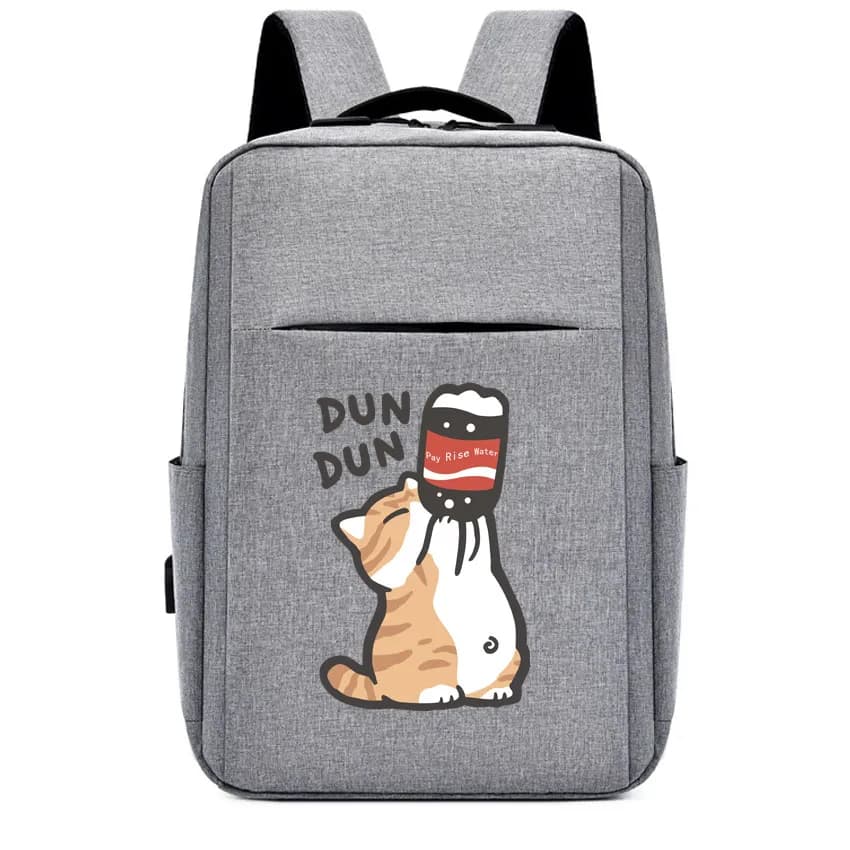 Zaino versatile da 15,6 pollici Stampa creativa di gatti Oxford Business Men Zaino femminile Borsa per computer lavabile unisex