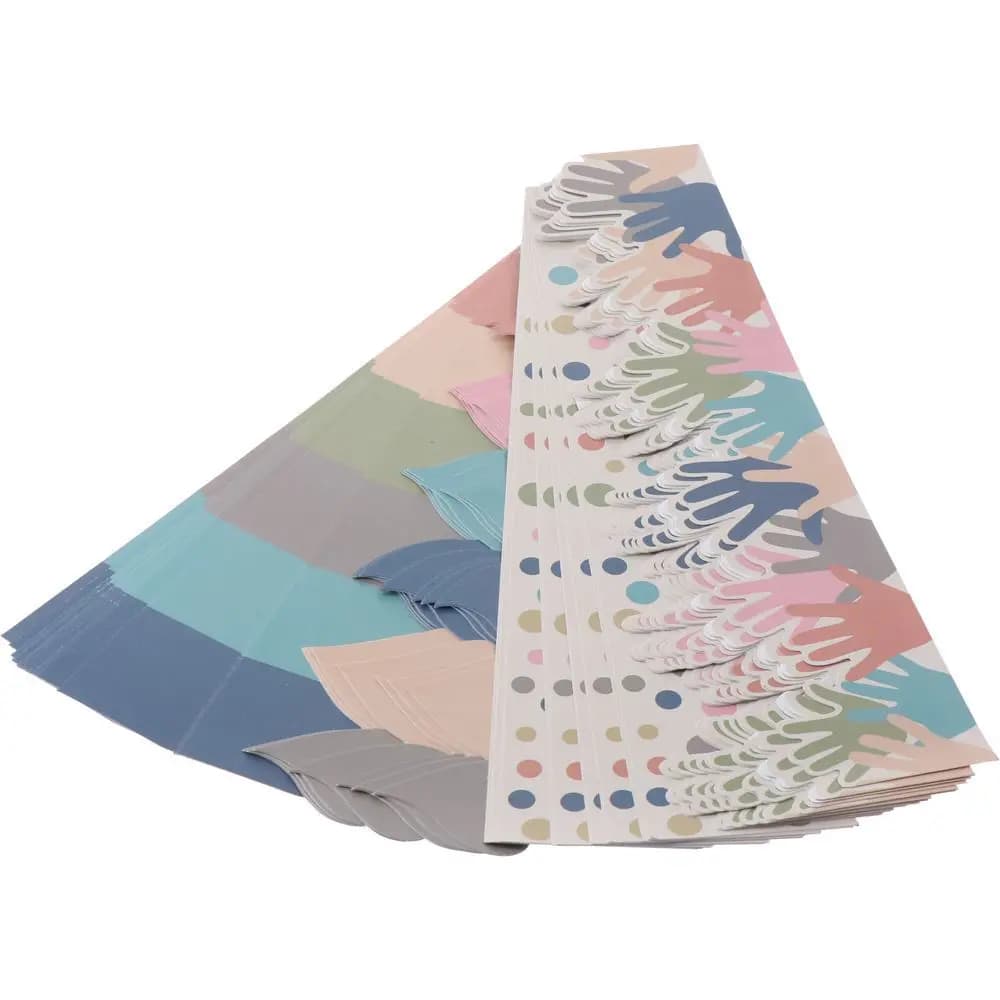 91.8 Ft stile Boho bacheca bordo adesivo carta fustellata bordo autoadesivo Trim bacheca lavagna decorazione della parete