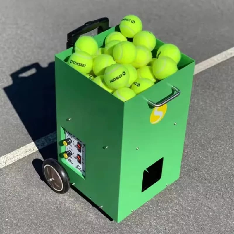 Vendita calda Macchina per palline da padel Palline da tennis per padel APP e macchina per allenatore di tennis telecomandata per l'insegnamento