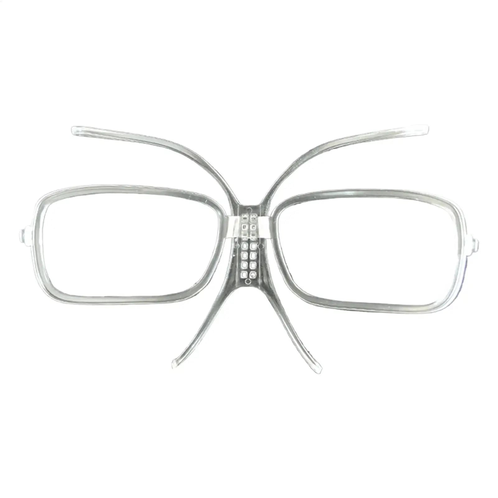 Ski Goggle Glasses Insert Adjustable Prescription Lenses Carrier Flexible Bendable Inner Frame For Glasses Wearers Outdoor