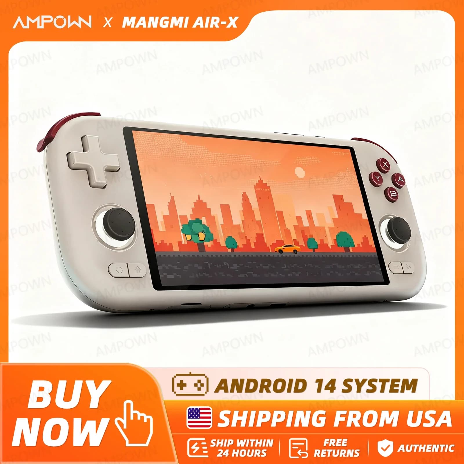 MANGMI AIR X Console di gioco portatile Qualcomm Snapdragon 662 Touchscreen da 5,5 '' Android 14 Ventola di raffreddamento attiva 15W Ricarica rapida RGB