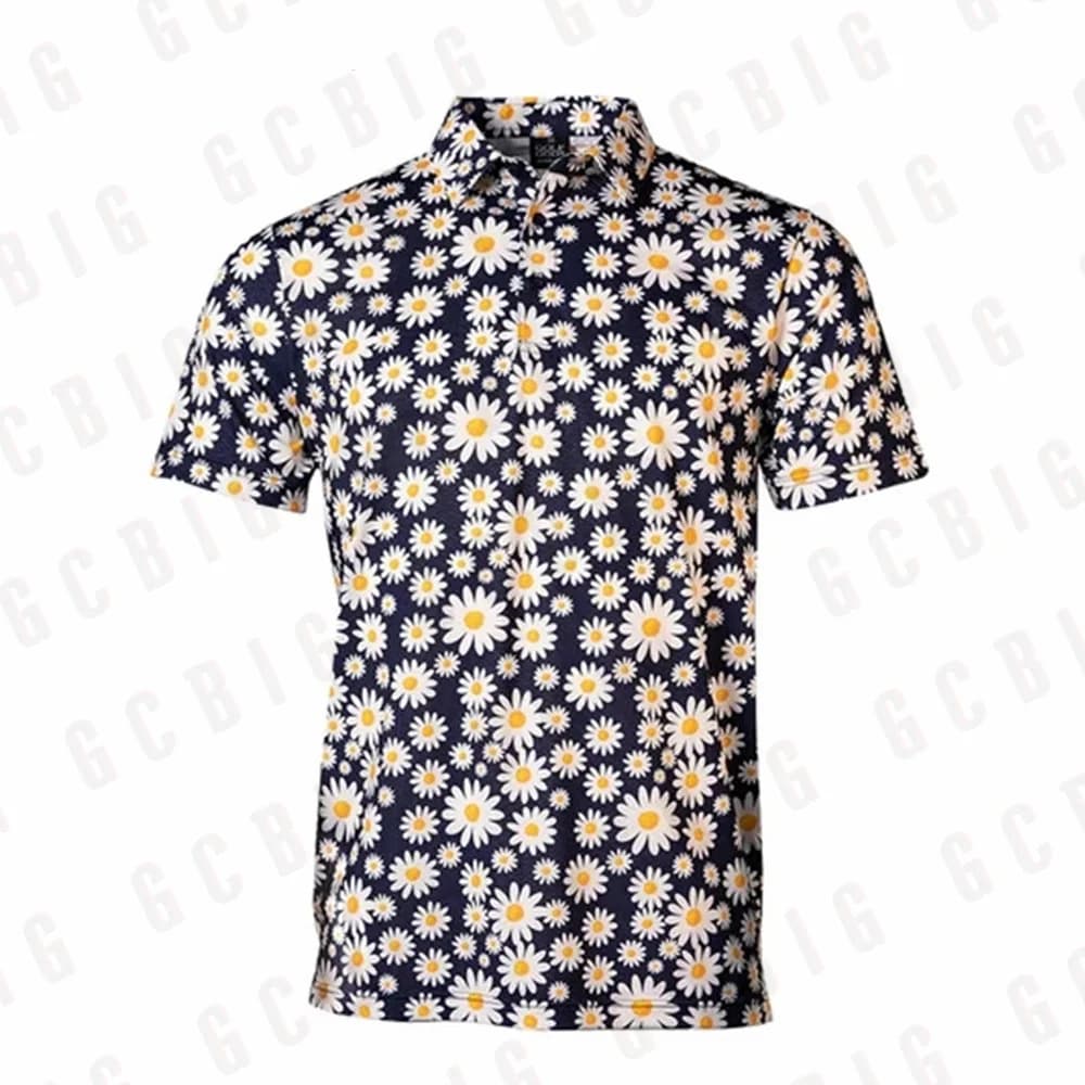 Polo da uomo di nuova moda estiva in cotone elasticizzato abbigliamento da palestra polo sportiva maglietta traspirante a maniche corte casual primaverile maschile