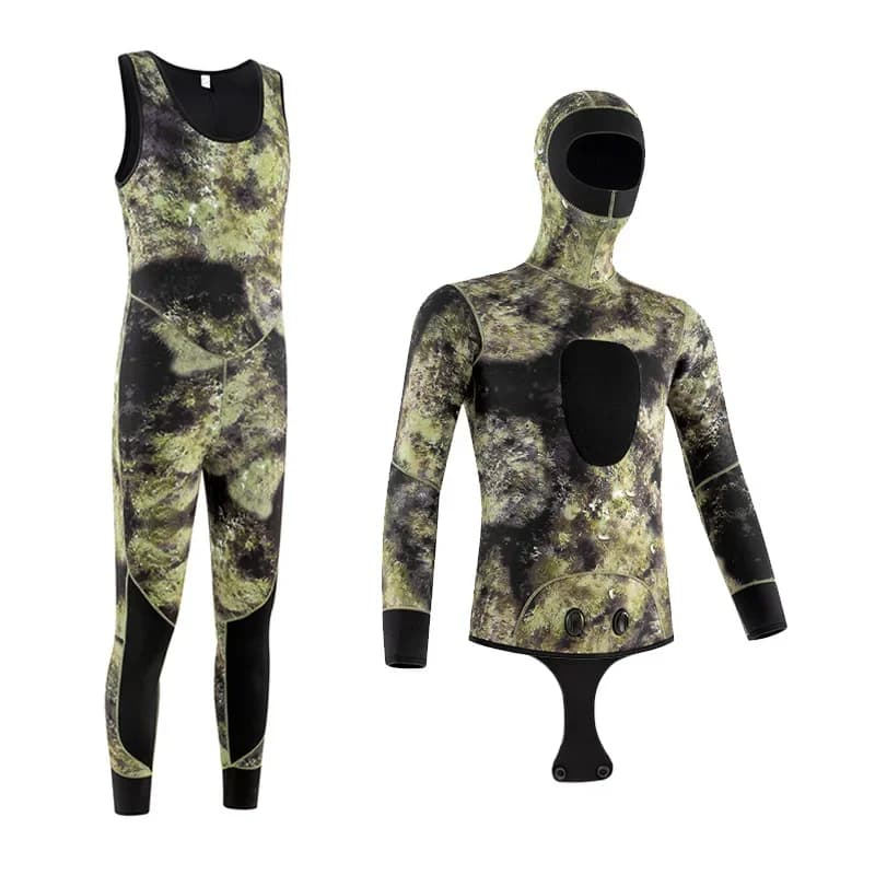 Muta Subacquea Professionale Flessibile da Uomo per Immersioni Profonde, Muta Calda da 3MM Monopezzo per Snorkeling, Pesca e Caccia, Adatta anche per Donna