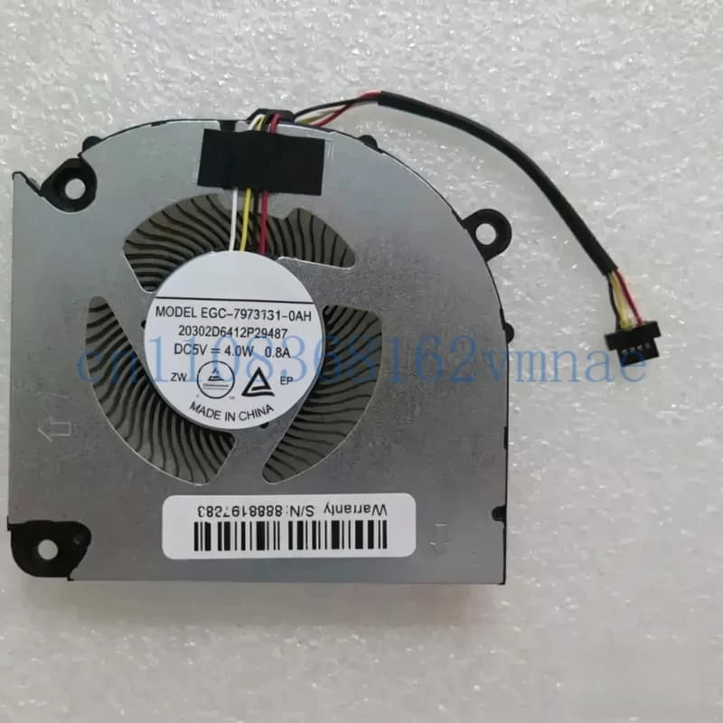 Ventola di Raffreddamento GPU per Laptop EGC-79731S1-0AH DC5V 4.0W 0.8A Nuova