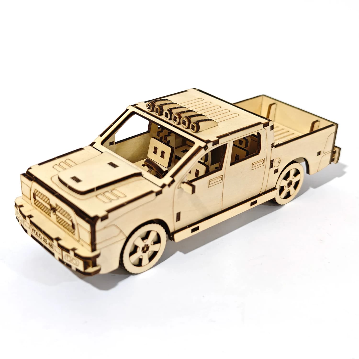Puzzle di blocchi di autobus 3D - Autobus urbano vintage a due piani, porte apribili e volante meccanico, STEM educativo
