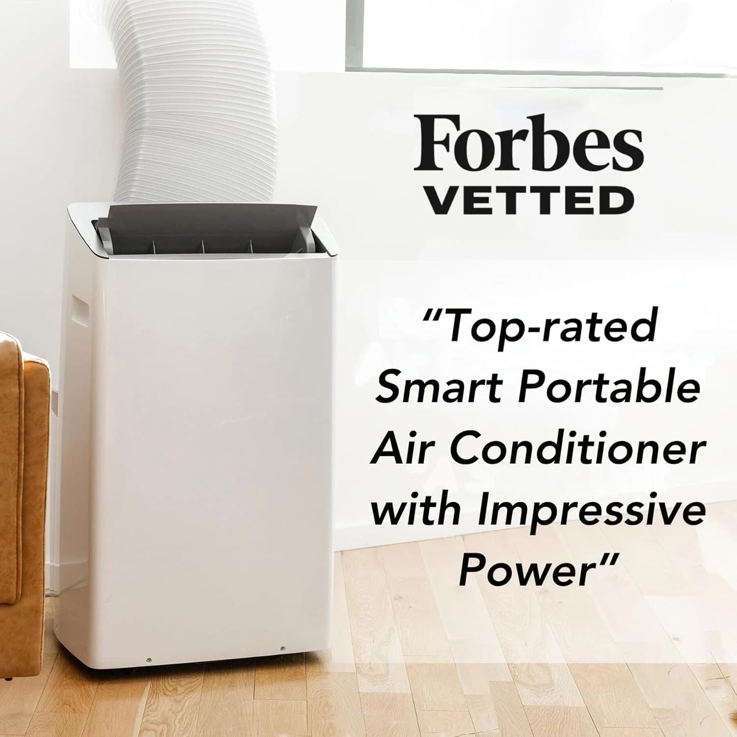 Condizionatore portatile inverter da 14,000 BTU con doppio tubo, deumidificatore, ventola di raffreddamento e Wi-Fi intelligente per ambienti da 600 piedi quadrati, in vendita